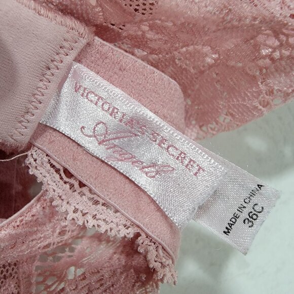Victoria’s Secret Dream Angels Demi Bra In Satin 36C Pink - Picture 4 of 5